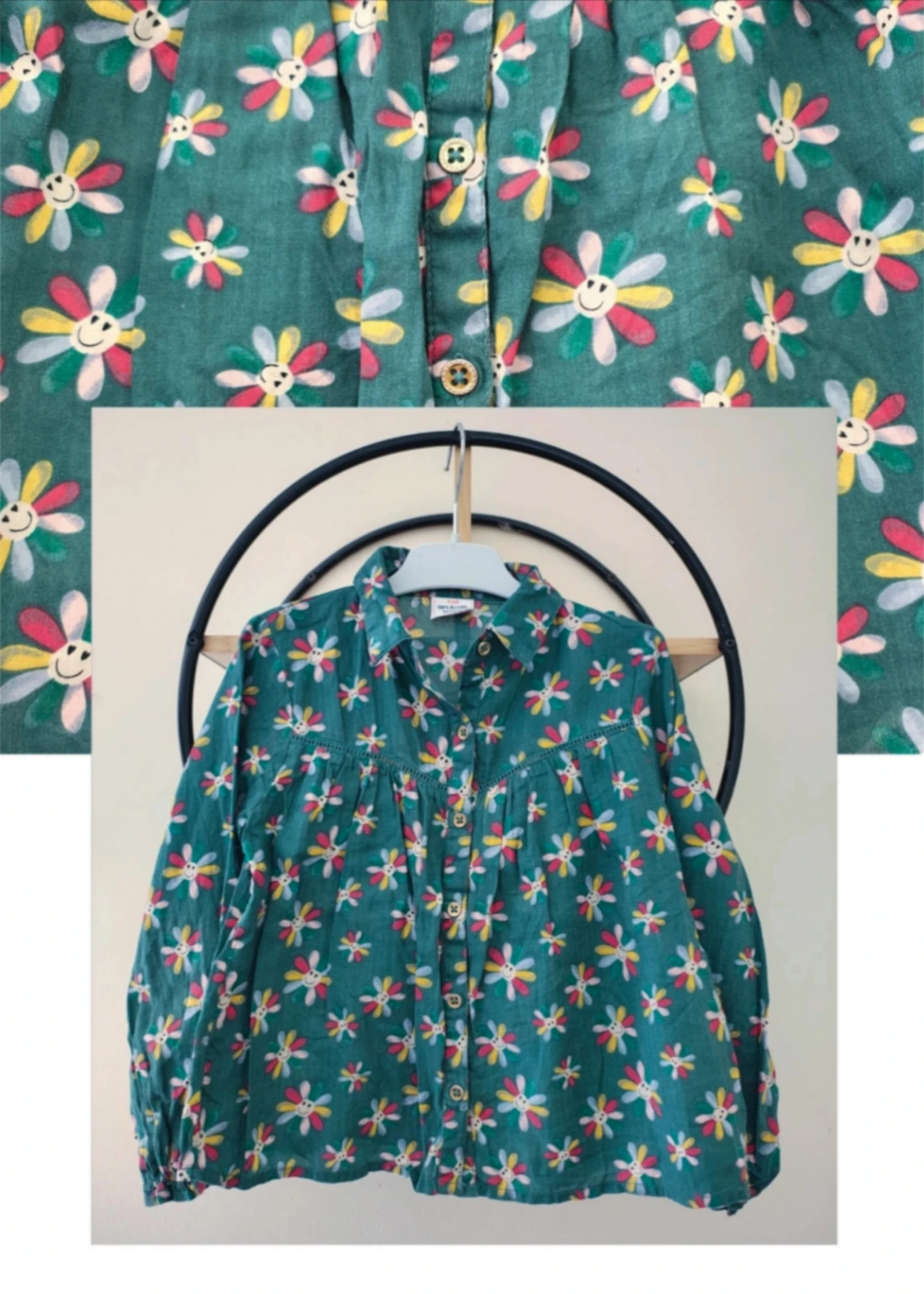 5 ans blouse chemise tape a l'oeil 